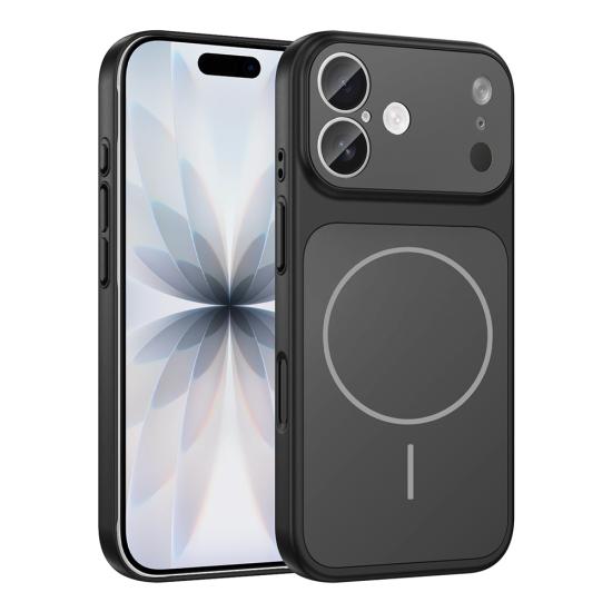 iPhone Uyumlu 17 Kılıf Zore M-Safe Şarj Özellikli Kamera Korumalı Formen Kapak