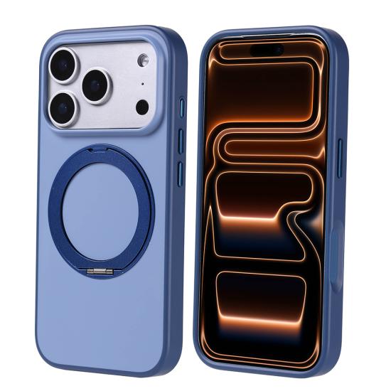 iPhone Uyumlu 17 Pro Kılıf M-Safe Şarj Özellikli Standlı Zore Proton Silikon Kapak