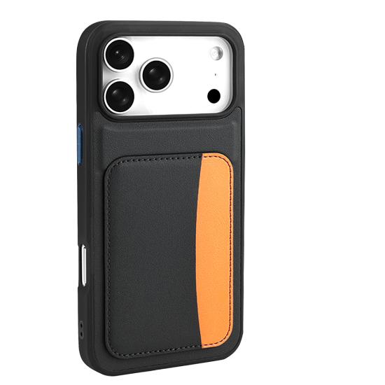 iPhone Uyumlu 17 Pro Kılıf Kartlıklı Zore X-Kart Silikon Kapak