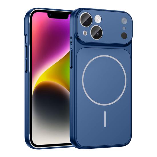 iPhone Uyumlu 15 Kılıf Zore M-Safe Şarj Özellikli Kamera Korumalı Formen Kapak