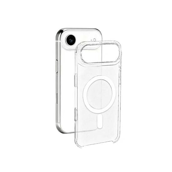 iPhone Uyumlu 17 Air Kılıf IC Çipli Zore Wireless Şarj Özellikli Şeffaf Orjin Kapak