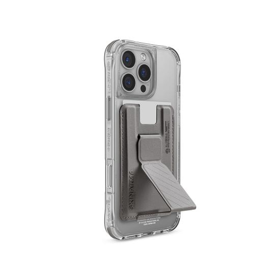 iPhone Uyumlu 16 Pro Kılıf SkinArma Şeffaf M-safe Şarj Özellikli Prime Edition Kado Kartlıklı Saido Kapak