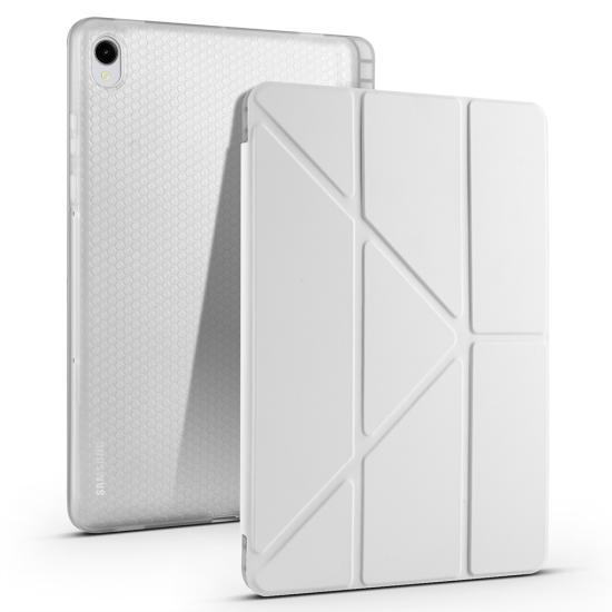 Galaxy Uyumlu Tab S11 Kılıf Zore Tri Folding Kalem Bölmeli Standlı Kılıf