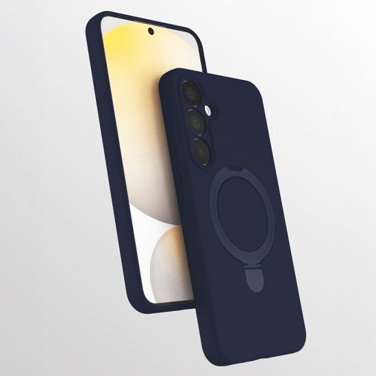 Galaxy Uyumlu A17 Kılıf M-safe Şarj Özellikli Standlı Zore Samara Kapak