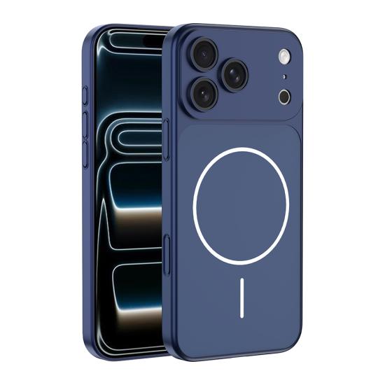 iPhone Uyumlu 17 Pro Kılıf Zore M-Safe Şarj Özellikli Kamera Korumalı Spark Kapak