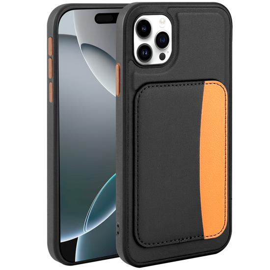 iPhone Uyumlu 11 Kılıf Kartlıklı Zore X-Kart Silikon Kapak