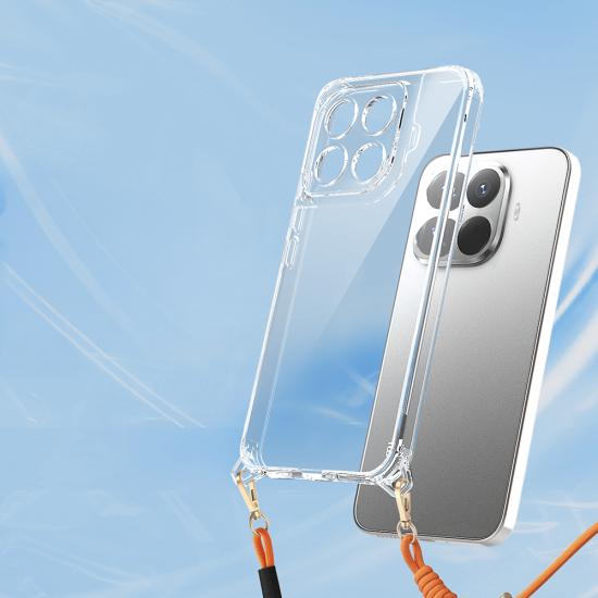 Xiaomi Uyumlu  15T Pro Kılıf Airbagli Takılabilir Askı Aparatlı Zore Snap Silikon Kapak