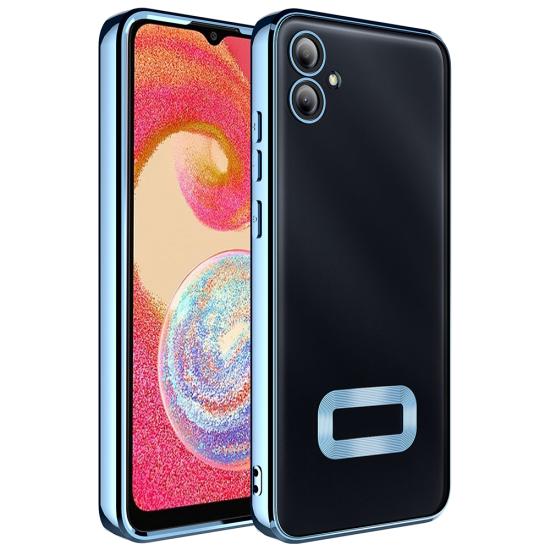 Galaxy Uyumlu A07 Kılıf Kamera Korumalı Logo Gösteren Zore Omega Kapak