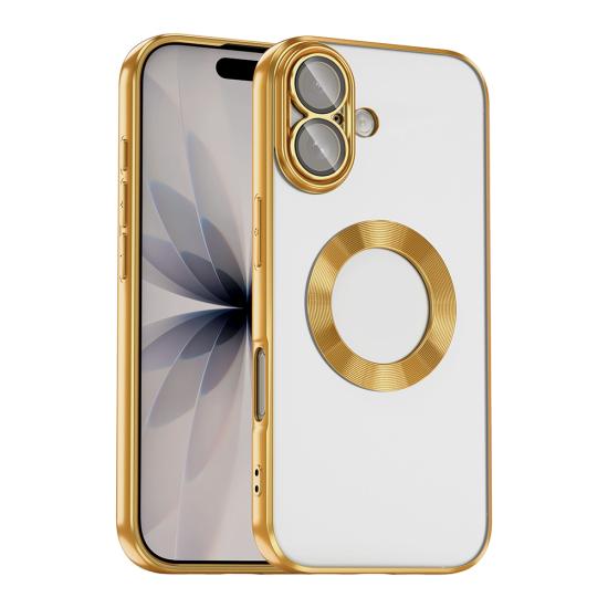 iPhone Uyumlu 17 Kılıf Kamera Korumalı Logo Gösteren Zore Omega Kapak