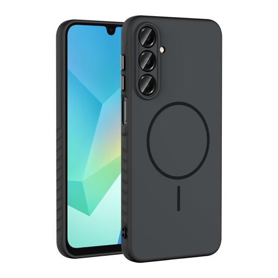 Galaxy Uyumlu A16 Kılıf M-safe Şarj Özellikli Zore Tea Kapak