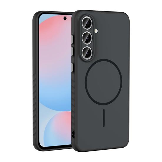 Galaxy Uyumlu S25 FE Kılıf M-safe Şarj Özellikli Zore Tea Kapak