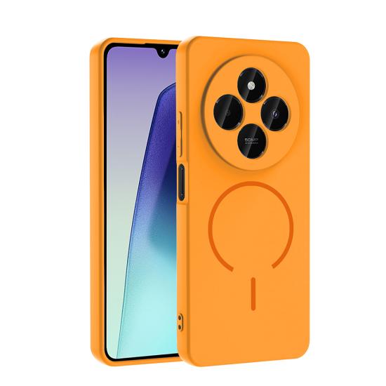 Xiaomi Uyumlu  Redmi 14C Kılıf M-safe Şarj Özellikli Zore Meta Kapak