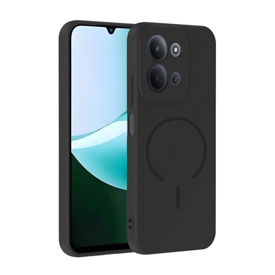 Xiaomi Uyumlu  Redmi 15C Kılıf M-safe Şarj Özellikli Zore Meta Kapak
