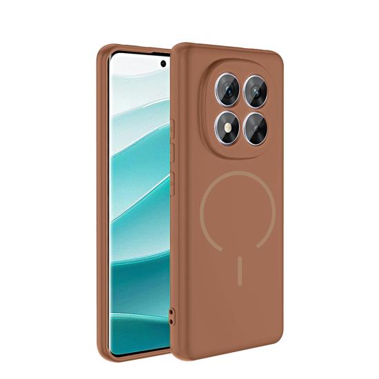 Xiaomi Uyumlu  Redmi Note 14 Pro 5G Kılıf M-safe Şarj Özellikli Zore Meta Kapak