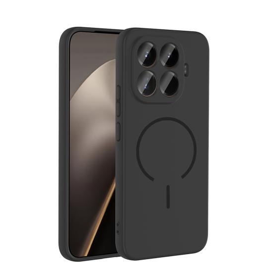 Xiaomi Uyumlu  15T Pro Kılıf M-safe Şarj Özellikli Zore Meta Kapak