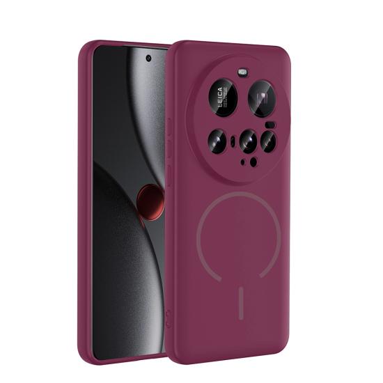 Xiaomi Uyumlu  15 Ultra Kılıf M-safe Şarj Özellikli Zore Meta Kapak