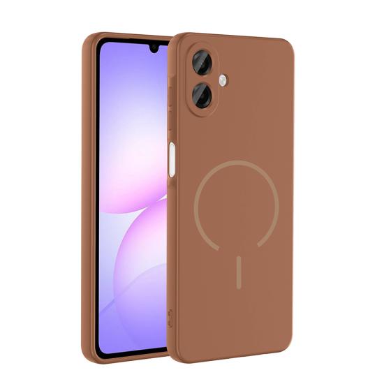 Galaxy Uyumlu A07 Kılıf M-safe Şarj Özellikli Zore Meta Kapak