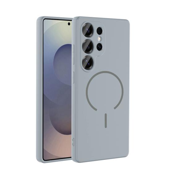 Galaxy Uyumlu S25 Ultra Kılıf M-safe Şarj Özellikli Zore Meta Kapak