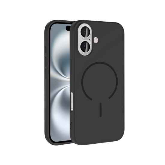 iPhone Uyumlu 16 Kılıf M-safe Şarj Özellikli Zore Meta Kapak