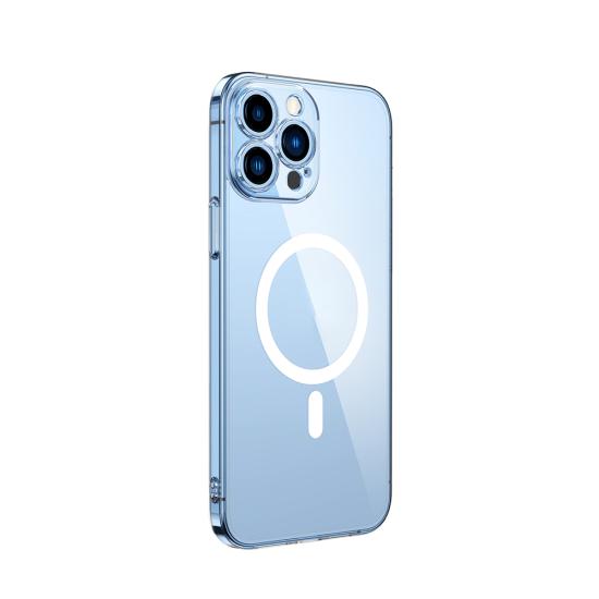 iPhone Uyumlu 11 Pro Max Kamera Korumalı M-Safe Şarj Özellikli Şeffaf Zore London Sert PC Kapak