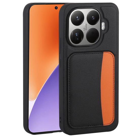 Xiaomi Uyumlu  15T Pro Kılıf Kartlıklı Zore X-Kart Silikon Kapak