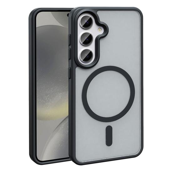 Galaxy Uyumlu S26 Kılıf M-safe Şarj Özellikli Mat Arka Yüzey Zore Sio Kapak