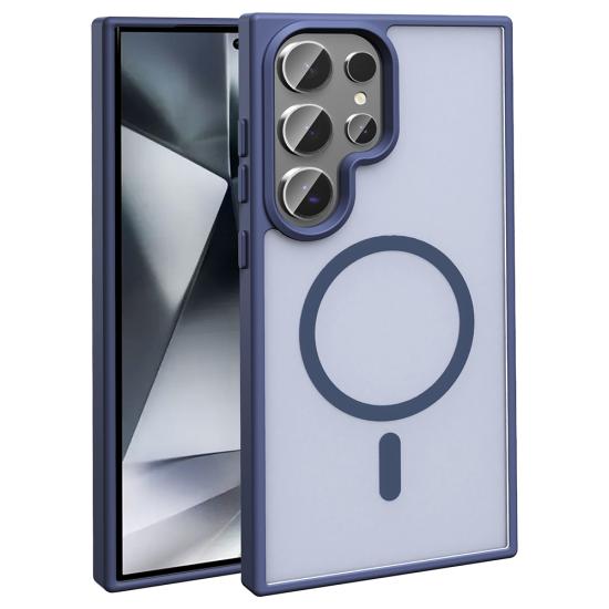 Galaxy Uyumlu S26 Ultra Kılıf M-safe Şarj Özellikli Mat Arka Yüzey Zore Sio Kapak