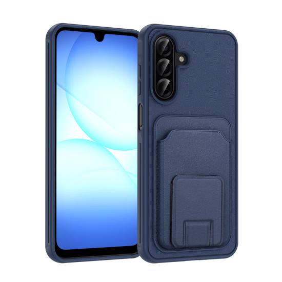 Galaxy Uyumlu A17 Kılıf Kartlıklı TPU Zore Bikart Kapak