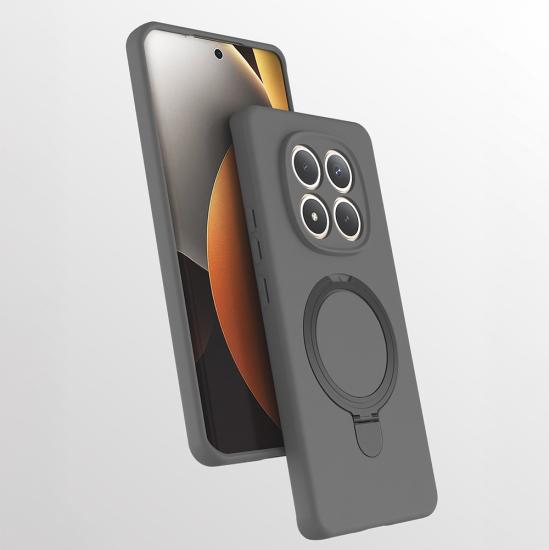 Xiaomi Uyumlu Redmi Note 15 Pro 4G Kılıf M-safe Şarj Özellikli Standlı Zore Samara Kapak