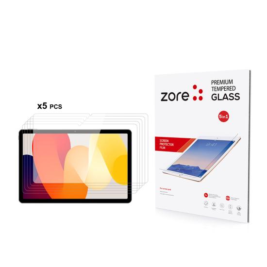Xiaomi Uyumlu Redmi Pad SE Zore 5in1 Tablet Temperli Cam Ekran Koruyucu