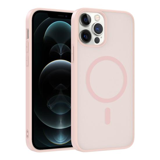 iPhone Uyumlu 12 Kılıf M-safe Şarj Özellikli Zore Babet Kapak