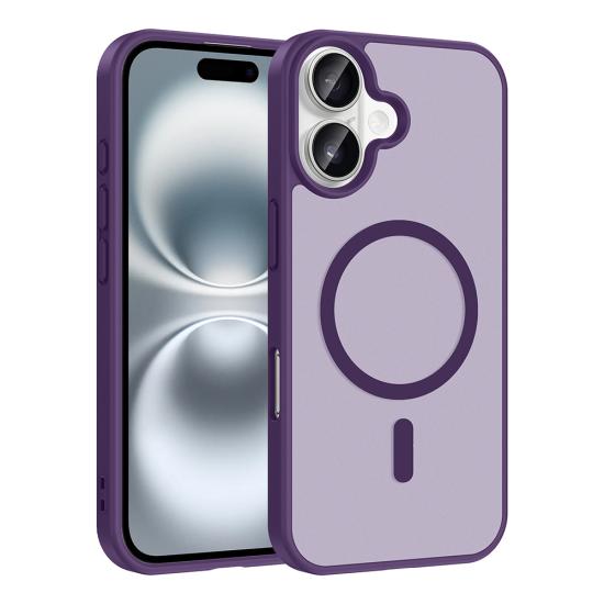 iPhone Uyumlu 16 Kılıf M-safe Şarj Özellikli Zore Babet Kapak