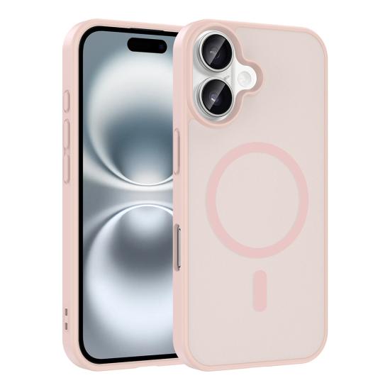 iPhone Uyumlu 16 Plus Kılıf M-safe Şarj Özellikli Zore Babet Kapak
