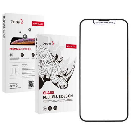 iPhone Uyumlu 17E Zore Rika Premium Temperli Cam Ekran Koruyucu