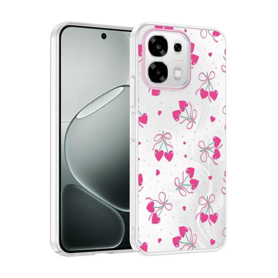 Oppo A6 Pro Kılıf Kamera Korumalı Desenli Zore Klip Kapak