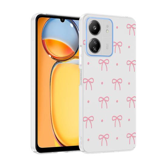 Xiaomi Uyumlu Redmi 13C Kılıf Kamera Korumalı Desenli Zore Klip Kapak