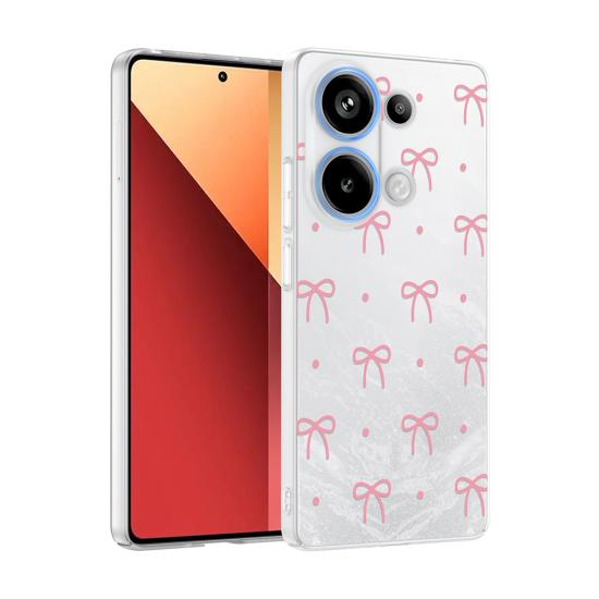 Xiaomi Uyumlu Redmi Note 13 Pro 4G Kılıf Kamera Korumalı Desenli Zore Klip Kapak