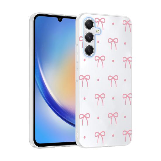 Galaxy Uyumlu A35 Kılıf Kamera Korumalı Desenli Zore Klip Kapak