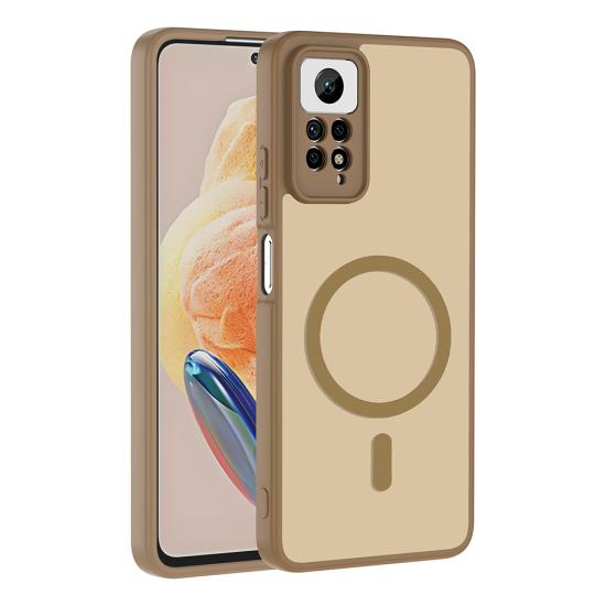 Xiaomi Uyumlu Redmi Note 12 Pro 4G Kılıf M-safe Şarj Özellikli Zore Babet Kapak