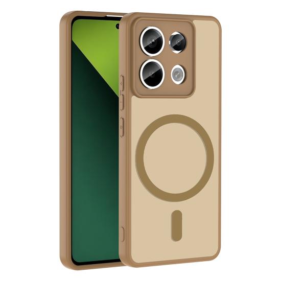 Xiaomi Uyumlu Redmi Note 13 Pro 5G Kılıf M-safe Şarj Özellikli Zore Babet Kapak