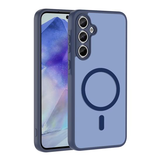 Galaxy Uyumlu A35 Kılıf M-safe Şarj Özellikli Zore Babet Kapak