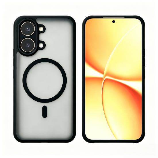 Xiaomi Uyumlu Poco X8 Pro Max Kılıf M-Safe Şarj Özellikli Kamera Korumalı Zore Lunex Kapak