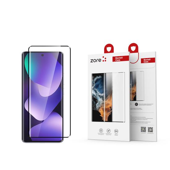 Xiaomi Uyumlu Redmi Note 15 4G Zore Full Yapışkanlı Cam Ekran Koruyucu