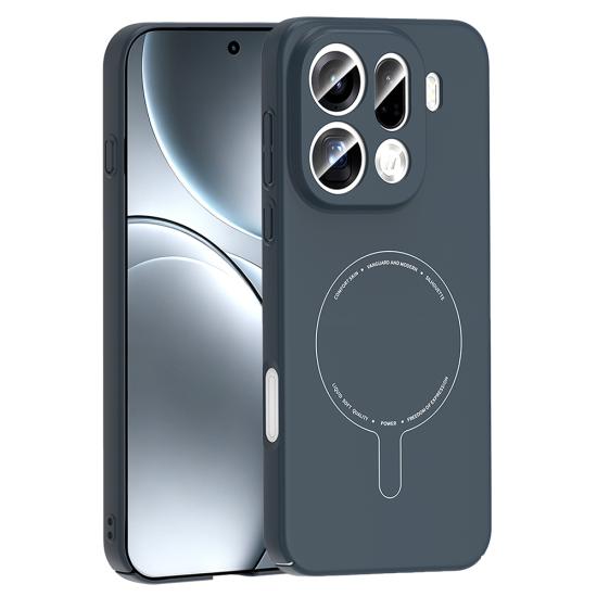 Oppo Find X9 Pro Kılıf M-Safe Şarj Özellikli Kamera Korumalı Zore Elio Sert PC Kapak
