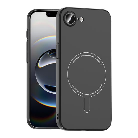 iPhone Uyumlu 17E Kılıf M-Safe Şarj Özellikli Kamera Korumalı Zore Elio Sert PC Kapak
