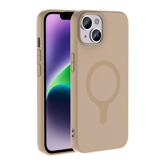 iPhone Uyumlu 13 Kılıf M-Safe Şarj Özellikli Zore Aris Silikon Kapak