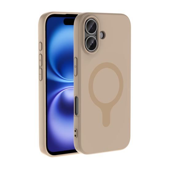 iPhone Uyumlu 17 Kılıf M-Safe Şarj Özellikli Zore Aris Silikon Kapak