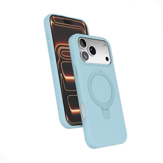 iPhone Uyumlu 18 Pro Max Kılıf M-safe Şarj Özellikli Standlı Zore Samara Kapak