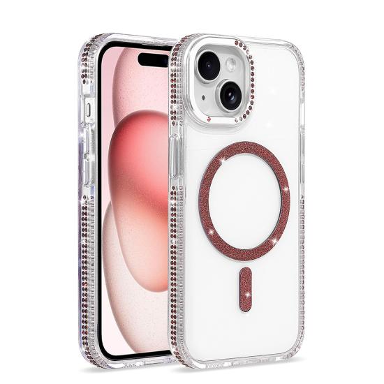 iPhone Uyumlu 15 Kılıf M-safe Şarj Özellikli Zore Tera Silikon Kapak