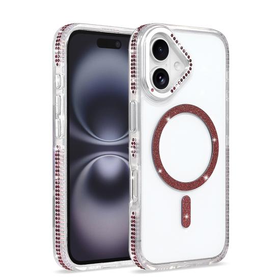 iPhone Uyumlu 16 Kılıf M-safe Şarj Özellikli Zore Tera Silikon Kapak